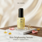 RICASKIN Skin Brightening Serum – Advanced Glow Formula with Niacinamide, Alpha Arbutin & Salicylic Acid (30ml)