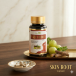 SKIN ROOT Capsule - Holistic Internal Supplement for Radiant, Clear, and Glowing Skin (60 Capsules)